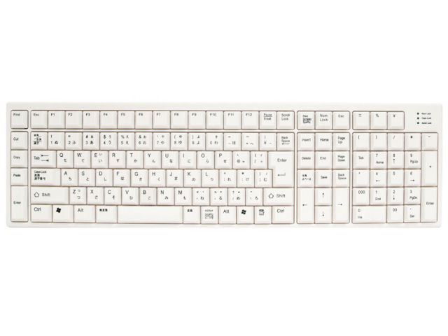 楽々キーボード2 RAKURAKU2-WH (ホワイト)