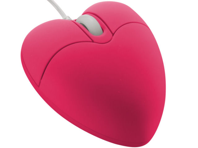 I LOVE YOU マウス GH-MUSH-M (マゼンタレッド)