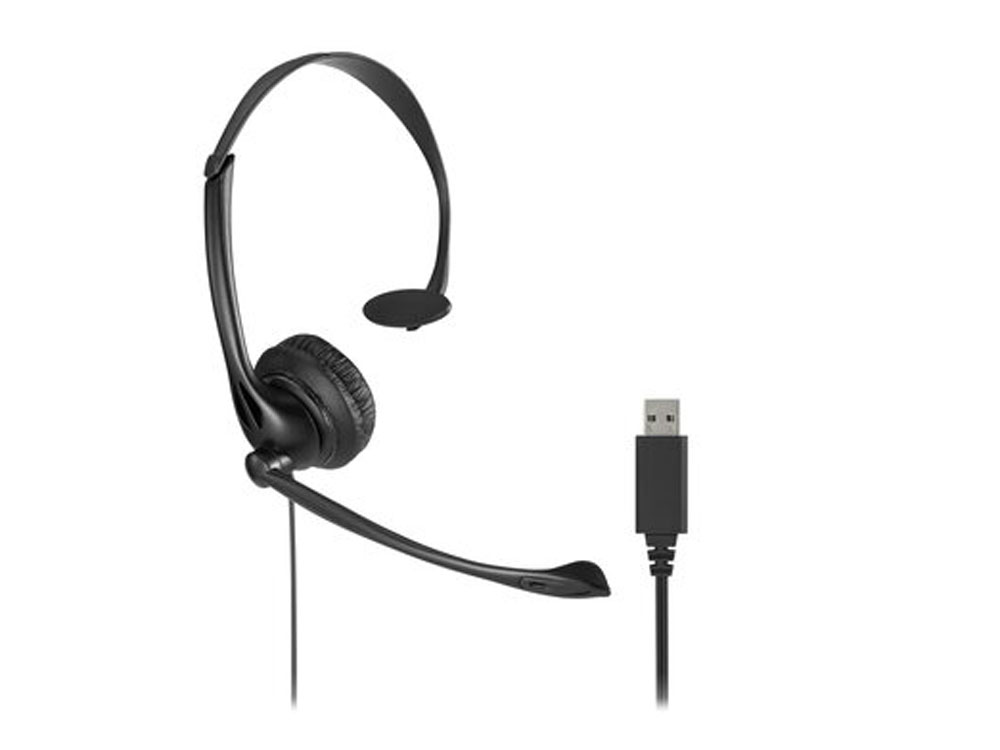 Classic USB-A接続片耳ヘッドセット(マイク/音量調整付) K80100JP