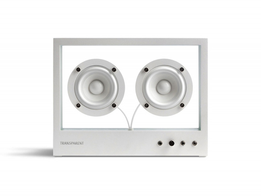 SMALL TRANSPARENT SPEAKER TPS-02 [ホワイト]