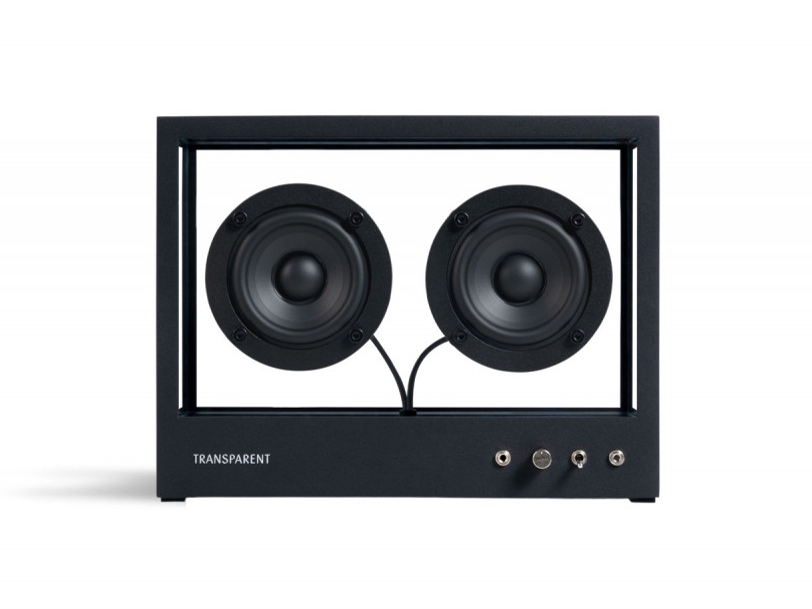 SMALL TRANSPARENT SPEAKER TPS-04 [ブラック]