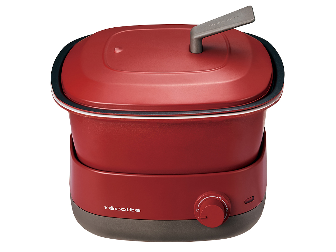 ポット デュオ キャレ RPD-4(R) [レッド]