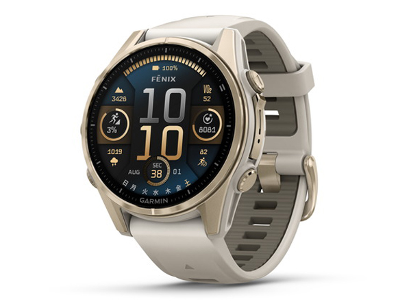 fenix 8 Sapphire AMOLED 43mm 010-02903-16 [Soft Gold/Fog Gray]