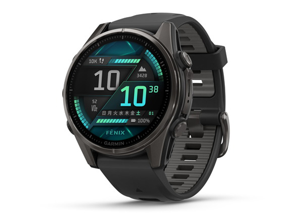 fenix 8 Sapphire AMOLED 43mm 010-02903-27 [Ti Carbon Gray DLC/Black]