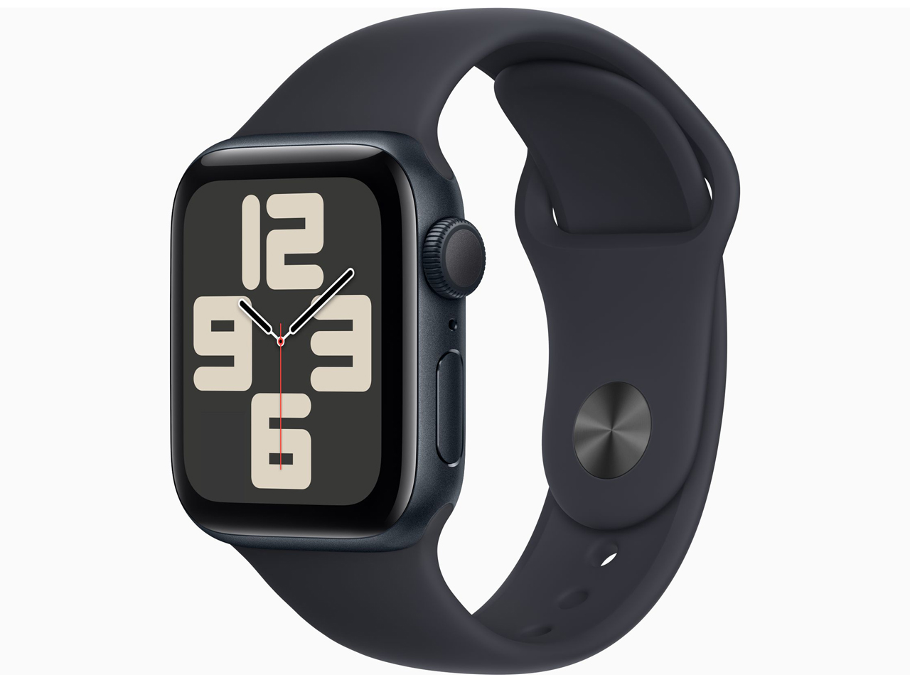 Apple Watch SE 第2世代 GPSモデル 40mm MR9Y3J/A [ミッドナイトスポーツバンド M/L]