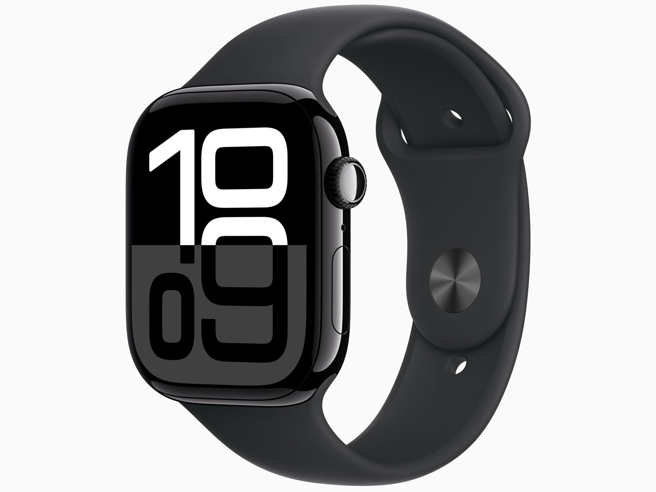 Apple Watch Series 10 GPSモデル 46mm MWWQ3J/A [ジェットブラック・ブラックスポーツバンド M/L]