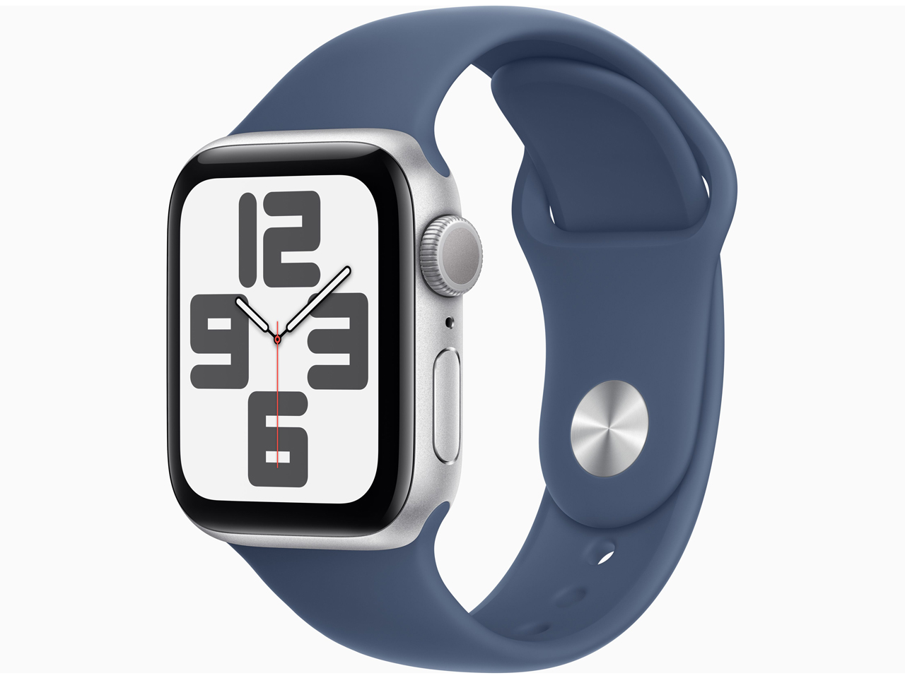 Apple Watch SE 第2世代 GPSモデル 40mm MXEC3J/A [シルバー・デニムスポーツバンド S/M]