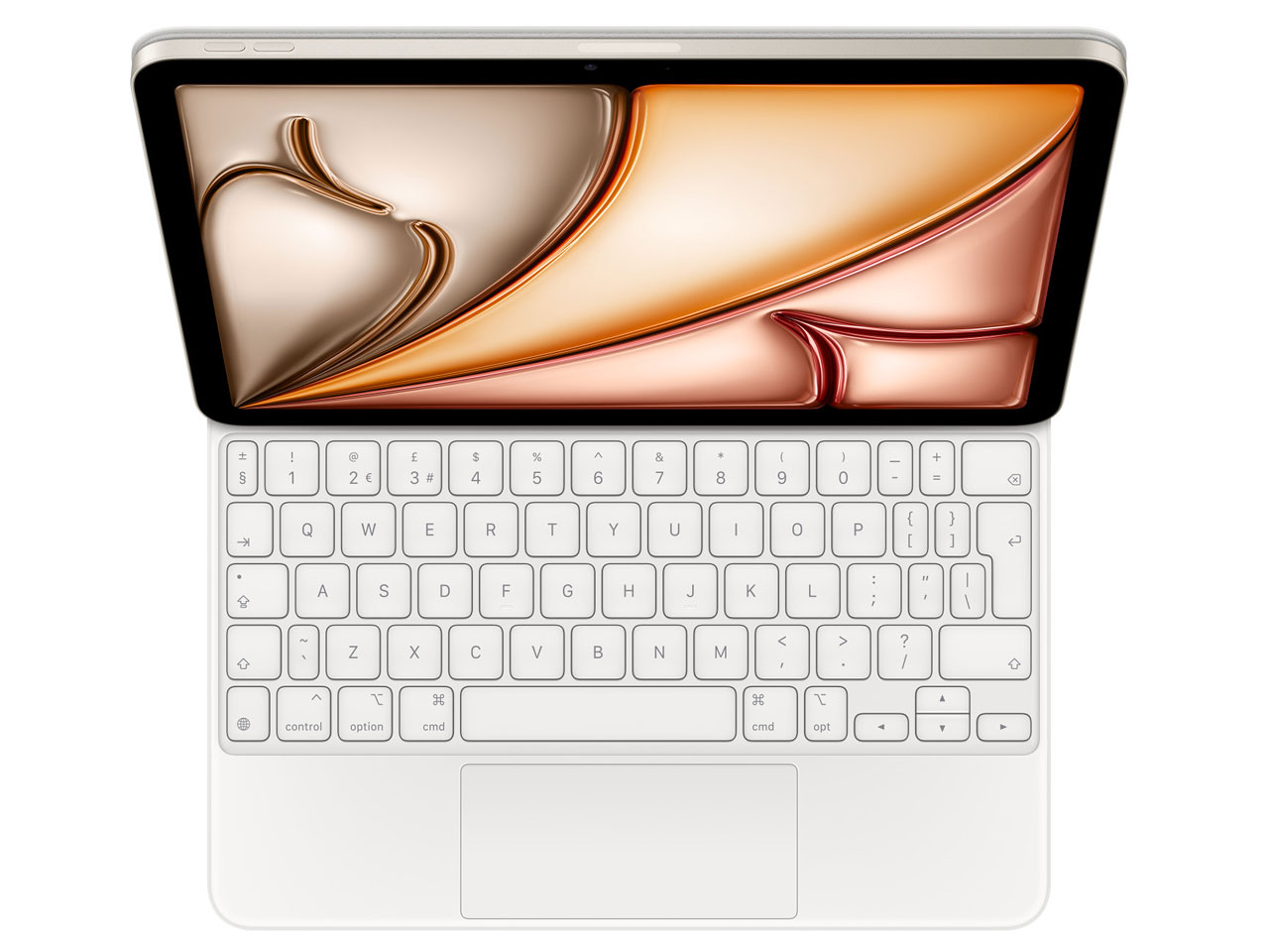 11インチiPad Air(M2)用 Magic Keyboard 英語(UK) MJQJ3BQ/A [ホワイト]