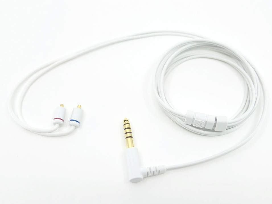 MAPro1000 Cable 4.4 OTA-MAPRO-1000-CABLE44W 4.4mmバランス(5極)⇔MMCX [White 1.2m]