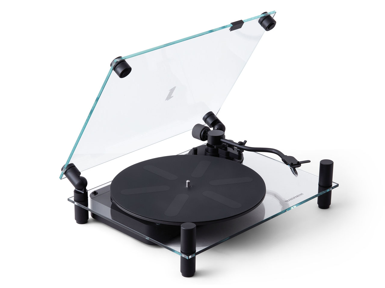 TRANSPARENT TURNTABLE [ブラック]