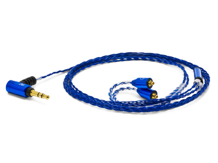 Re：cord Palette 6 MX-A ミニプラグ⇔MMCX [Sapphire Blue 1.2m]