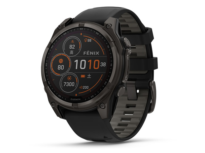 fenix 8 Sapphire Dual Power 47mm 010-02906-50 [Ti Carbon Gray DLC/Black]