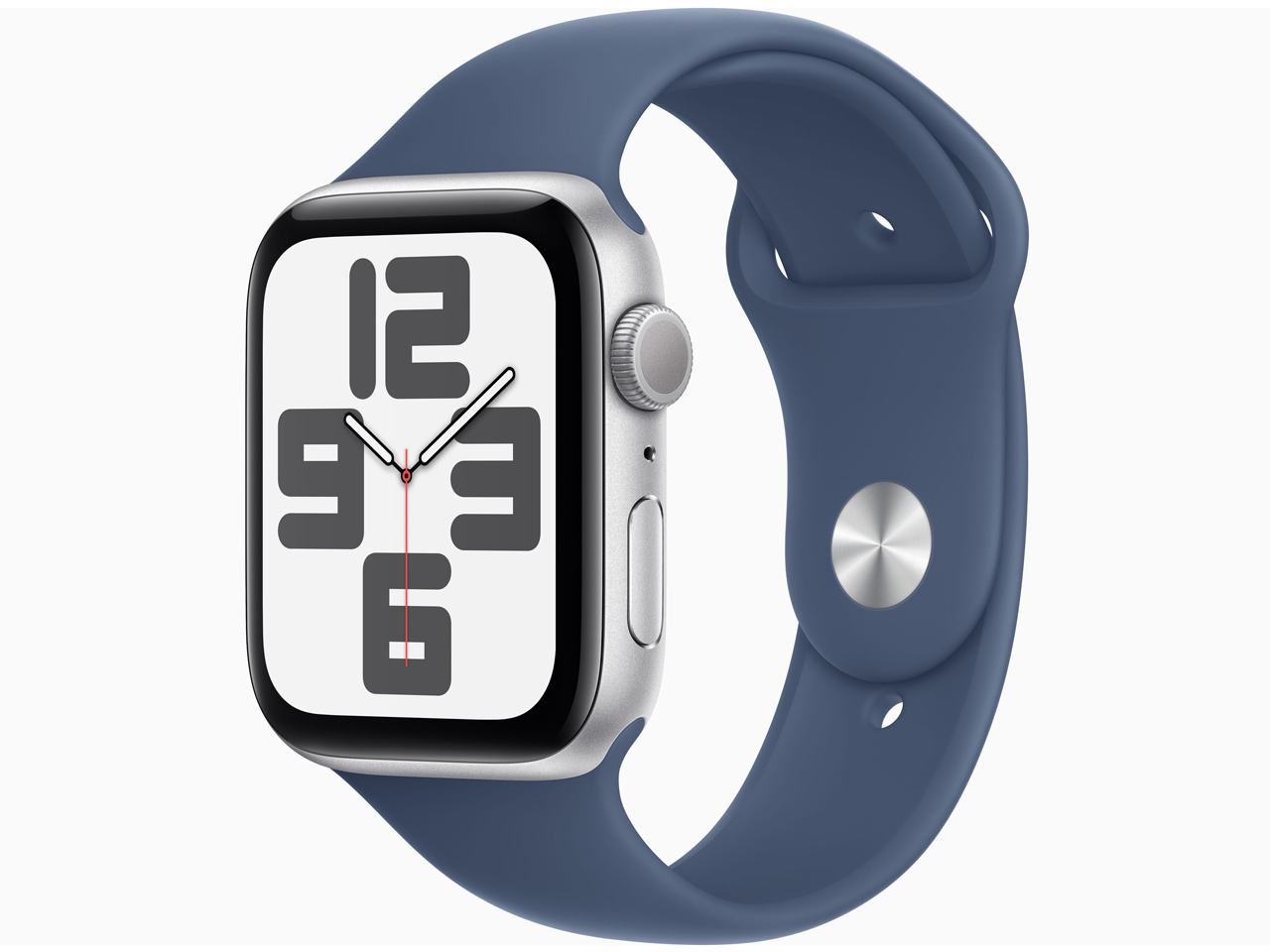 Apple Watch SE 第2世代 GPSモデル 44mm MXEQ3J/A [シルバー・デニムスポーツバンド S/M]
