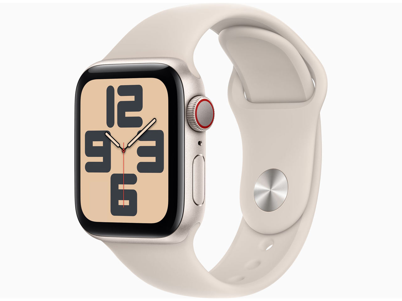 Apple Watch SE 第2世代 GPS+Cellularモデル 40mm MRFX3J/A [スターライトスポーツバンド S/M]