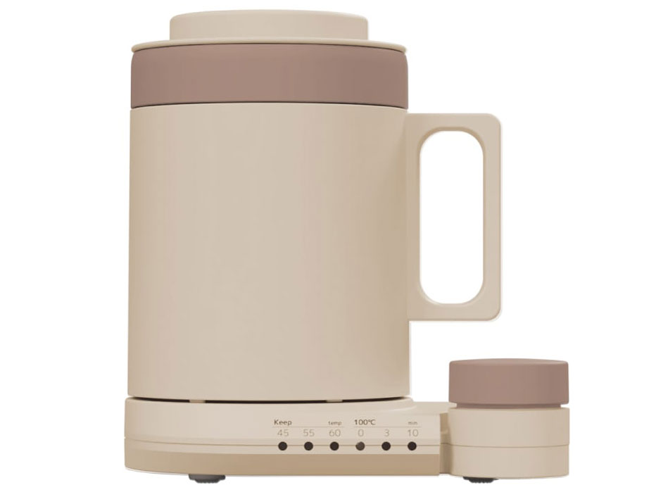 沸かして飲めるマグケトル MAGKTLHBW [ブラウン]