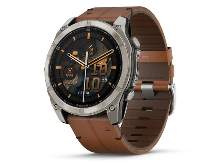fenix 8 Sapphire AMOLED 51mm 010-02905-81 [Ti/Leather Band]