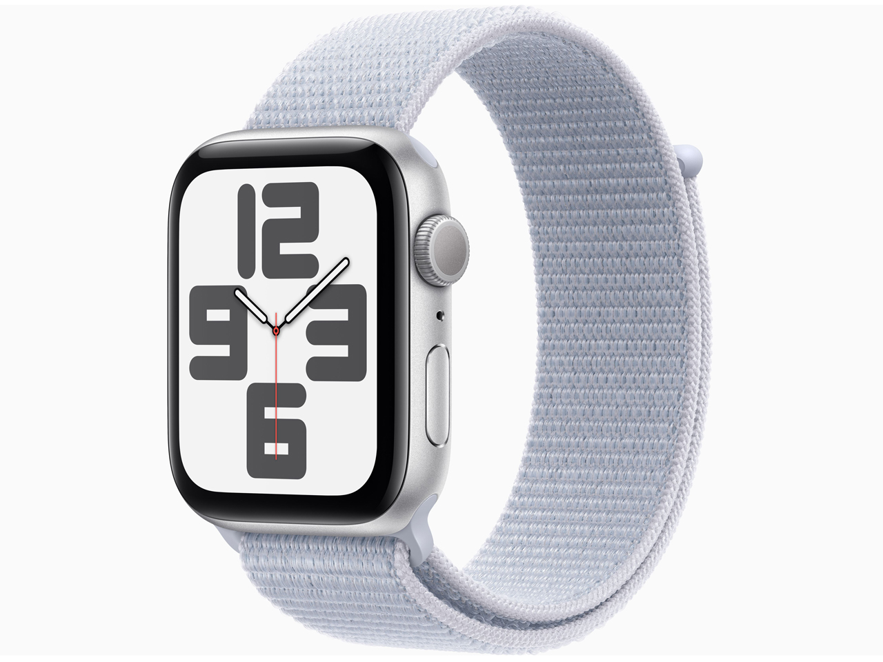 Apple Watch SE 第2世代 GPSモデル 44mm MXET3J/A [シルバー・ブルークラウドスポーツループ]