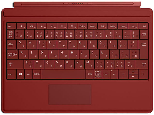 Surface 3 タイプ カバー A7Z-00071 [レッド]