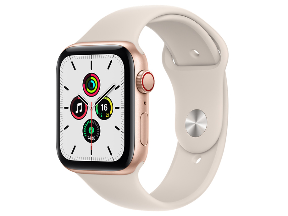 Apple Watch SE GPS+Cellularモデル 44mm MKT13J/A [スターライトスポーツバンド]