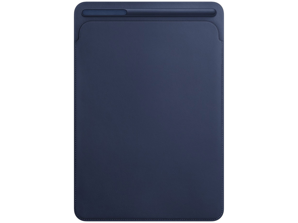 10.5インチiPad Pro用 レザースリーブ MPU22FE/A [ミッドナイトブルー]