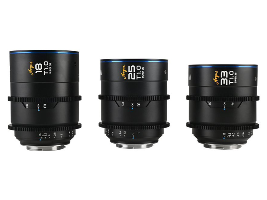 LAOWA Argus S35 Cine 3-Lens Bundle (18mm、25mm、33mm) [キヤノンRF用]