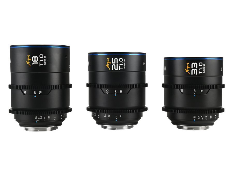 LAOWA Argus S35 Cine 3-Lens Bundle (18mm、25mm、33mm) [ソニーE用]