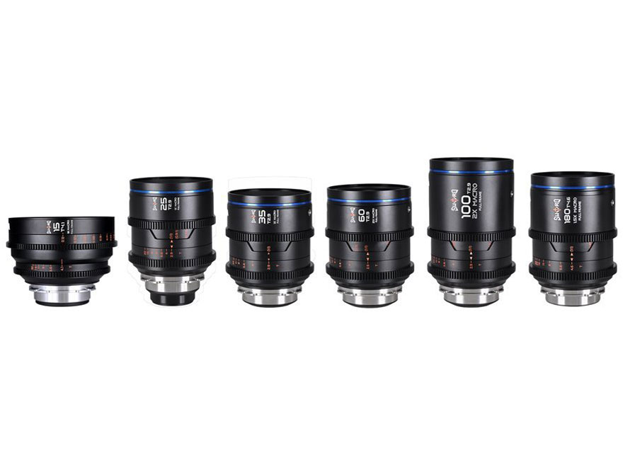 LAOWA Sword 6 Lens Bundle (15mm・25mm・35mm・60mm・100mm・180mm)