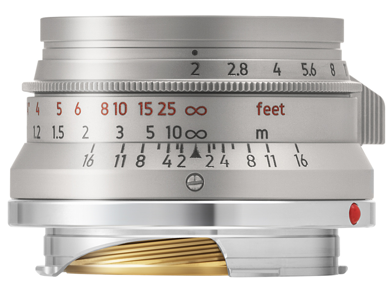 M 35mm f/2 フード・フィルター付 LLL-35M (SS) [Stainless Steel Edition]