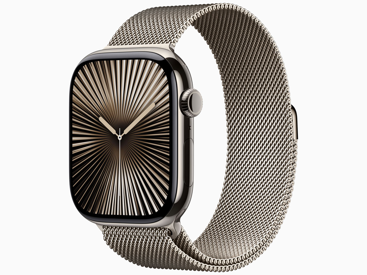 Apple Watch Series 10 GPS+Cellularモデル 46mm MC7Q4J/A [ナチュラルチタニウムケース・ナチュラルミラネーゼループ S/M]