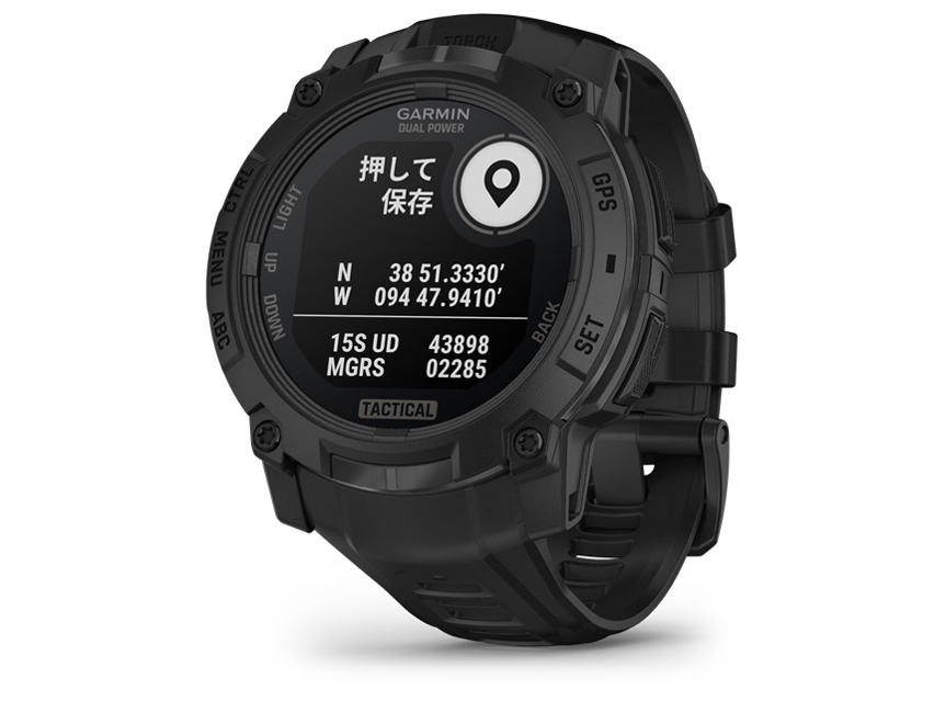Instinct 3 Dual Power Tactical Edition 50mm 010-02935-80 [Black]