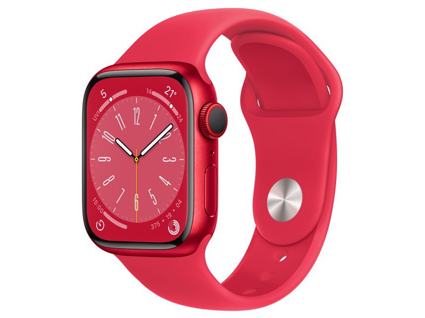 Apple Watch Series 8 GPS+Cellularモデル 41mm MNJ23J/A [(PRODUCT)REDスポーツバンド]