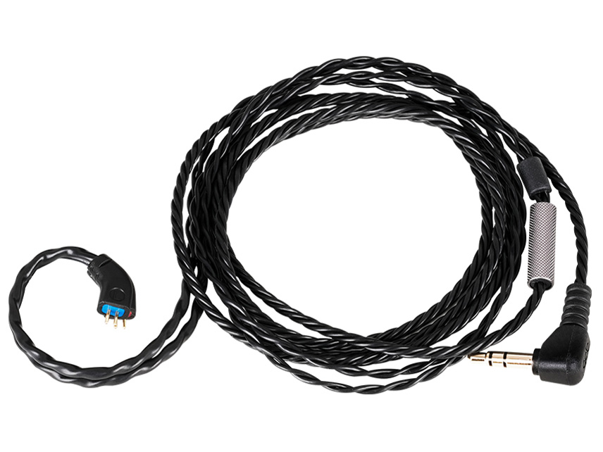 DEBUT Cable IEM2pin QDC-CABLE-DEBUT-CIEM2PIN-BK ミニプラグ⇔2ピン [Black 1.2m]