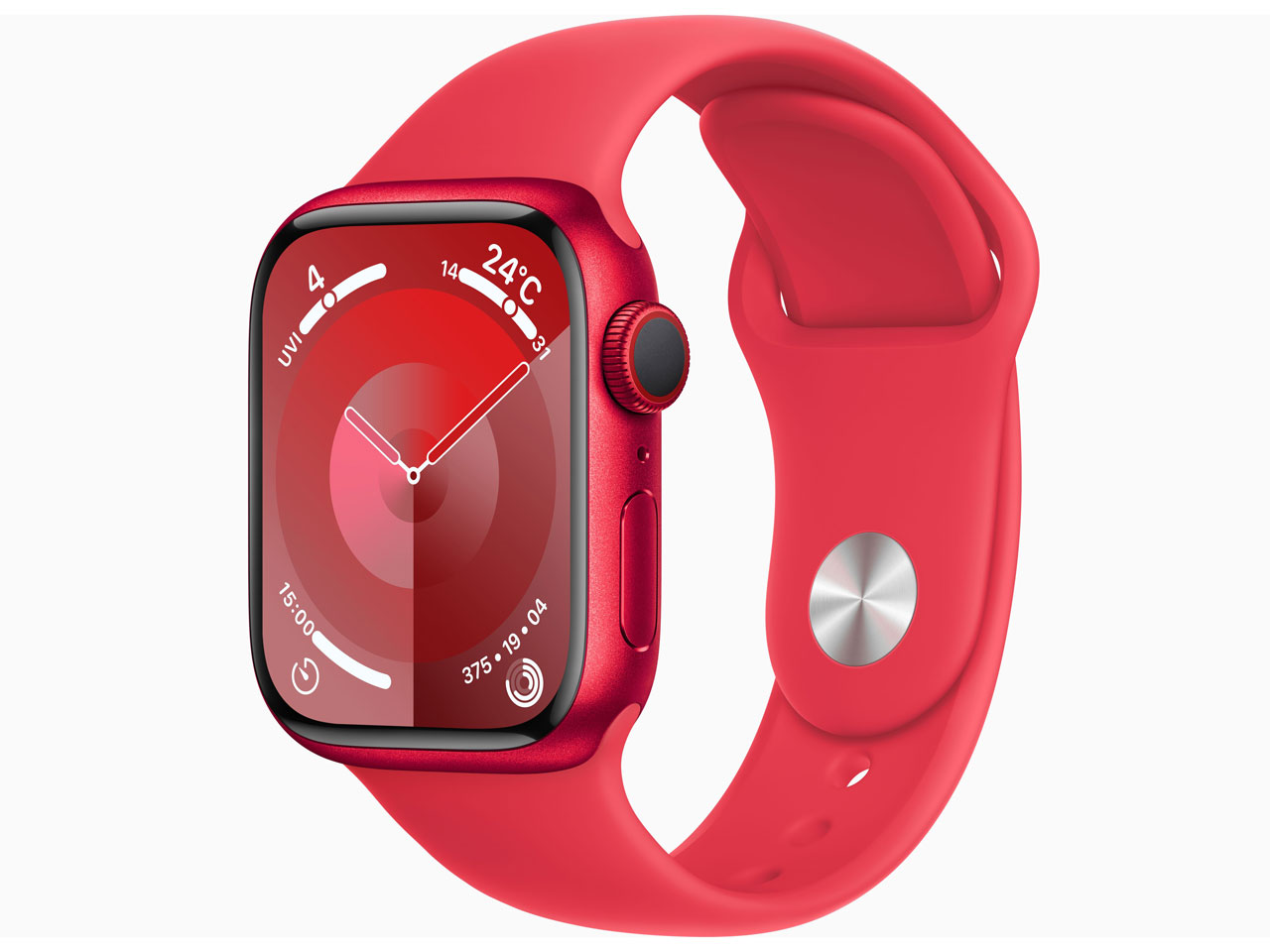 Apple Watch Series 9 GPS+Cellularモデル 41mm MRY83J/A [(PRODUCT)REDスポーツバンド M/L]