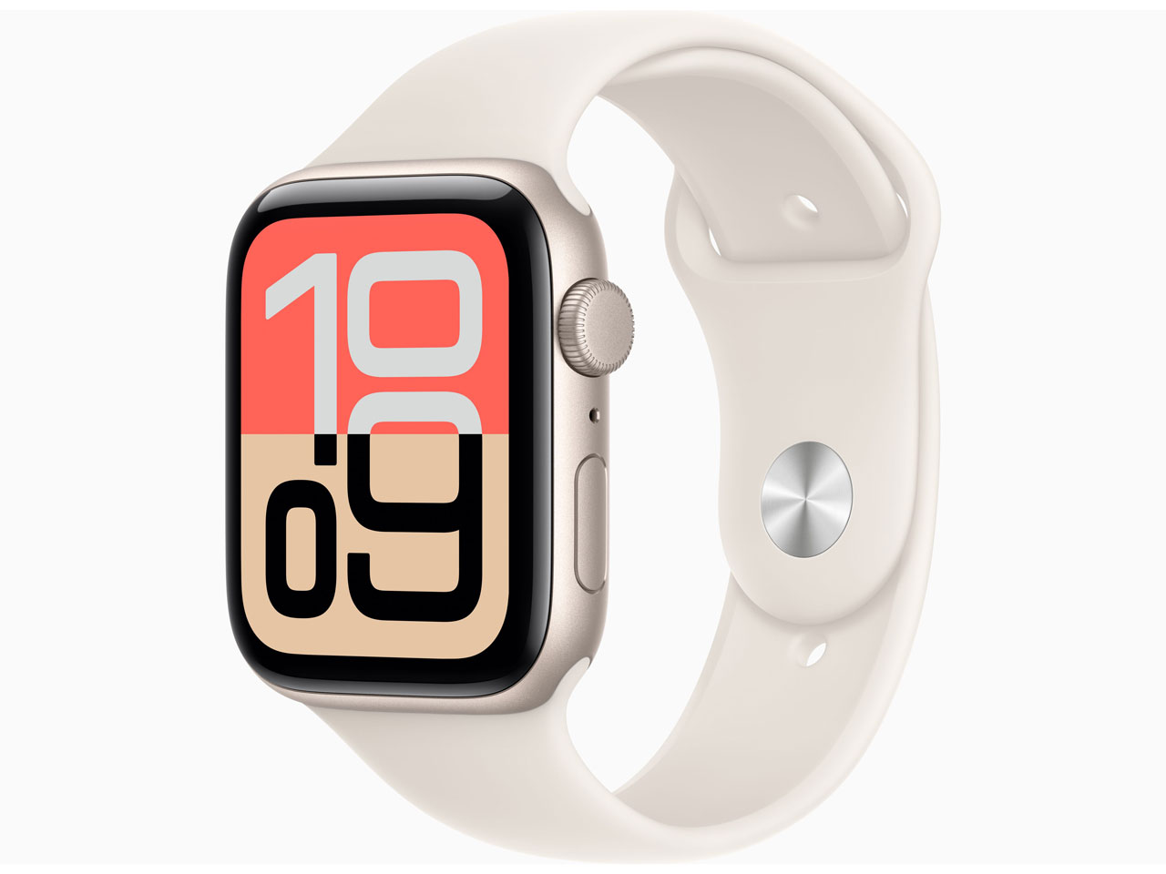 Apple Watch SE 3 GPSモデル 44mm MEHG4J/A [スターライトスポーツバンド S/M]