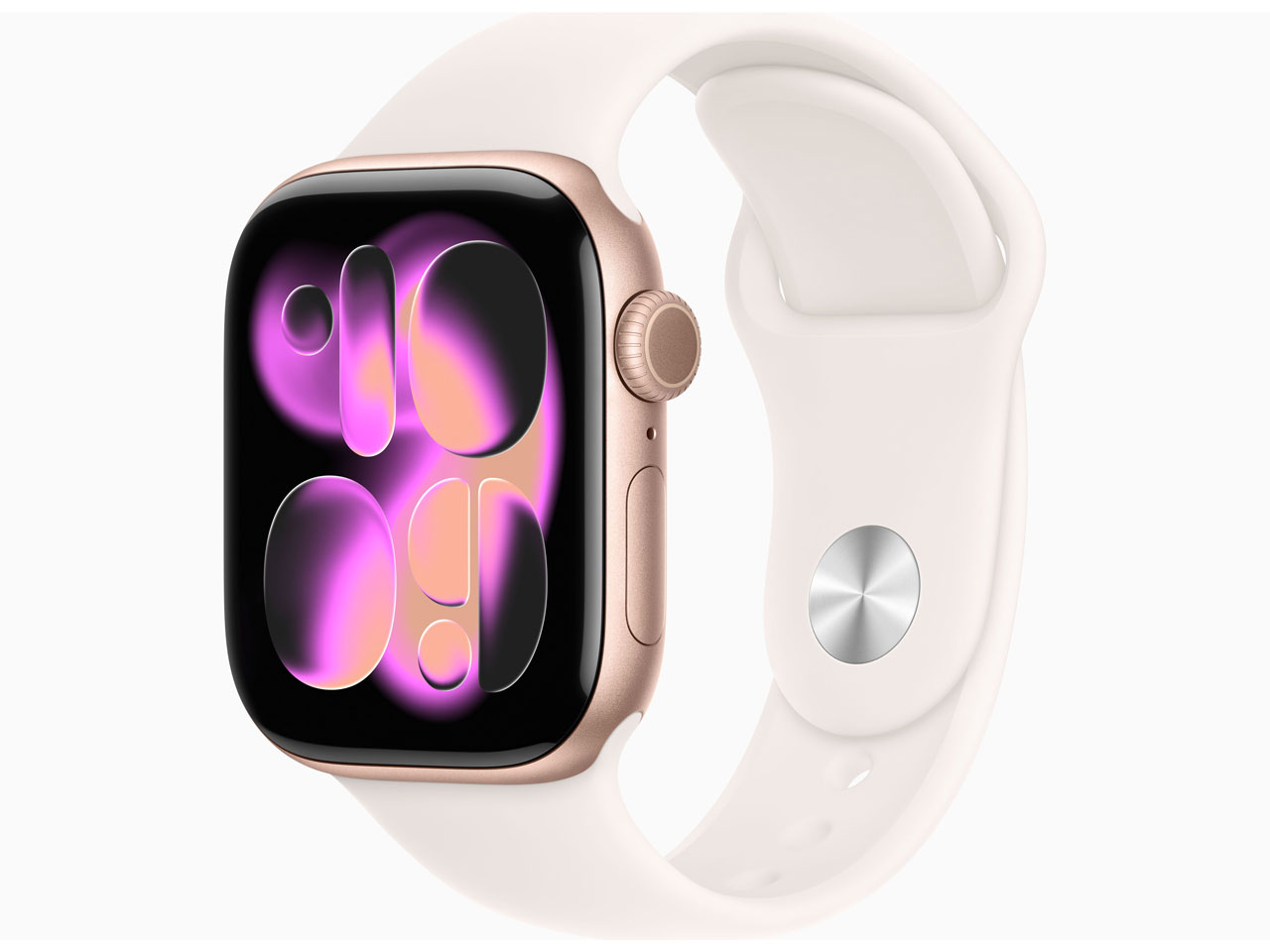 Apple Watch Series 11 GPSモデル 42mm MEU44J/A [ローズゴールド・ライトブラッシュスポーツバンド M/L]