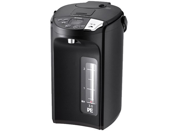 蒸気レスVE電気まほうびん とく子さん PIS-G300-KE [アーバンブラック]