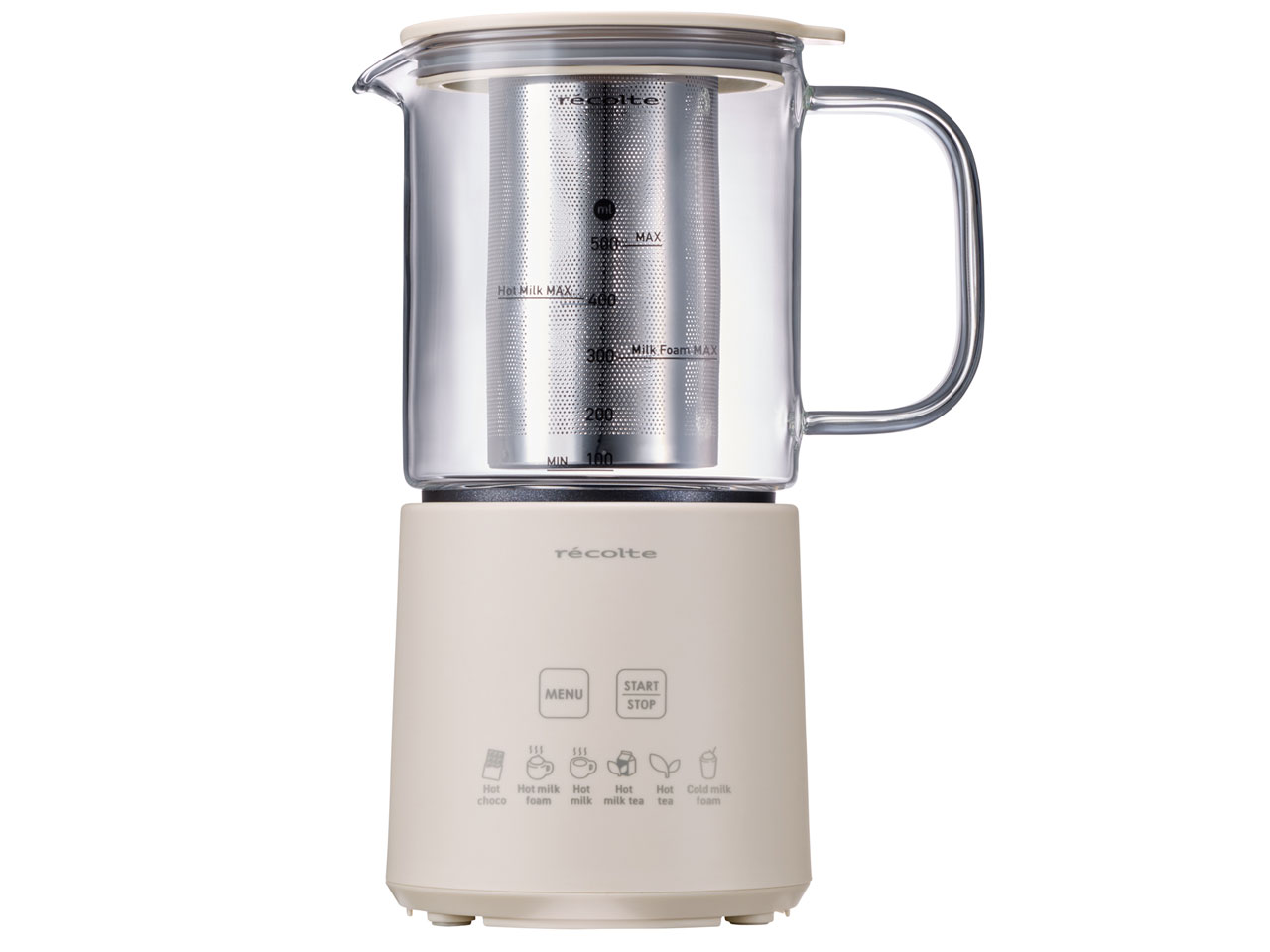 ホットチョコ&ミルクフォーマー RMT-3(W) [クリームホワイト]