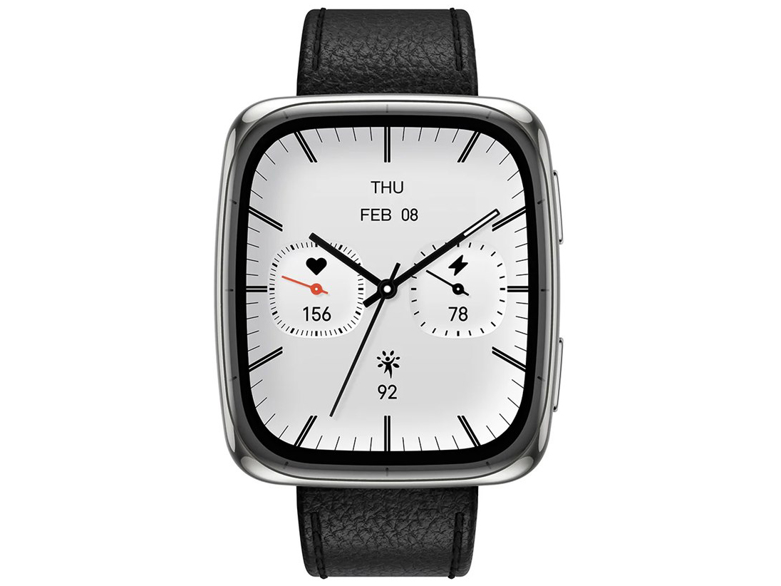 Amazfit Active 2 Square [ブラックレザー]