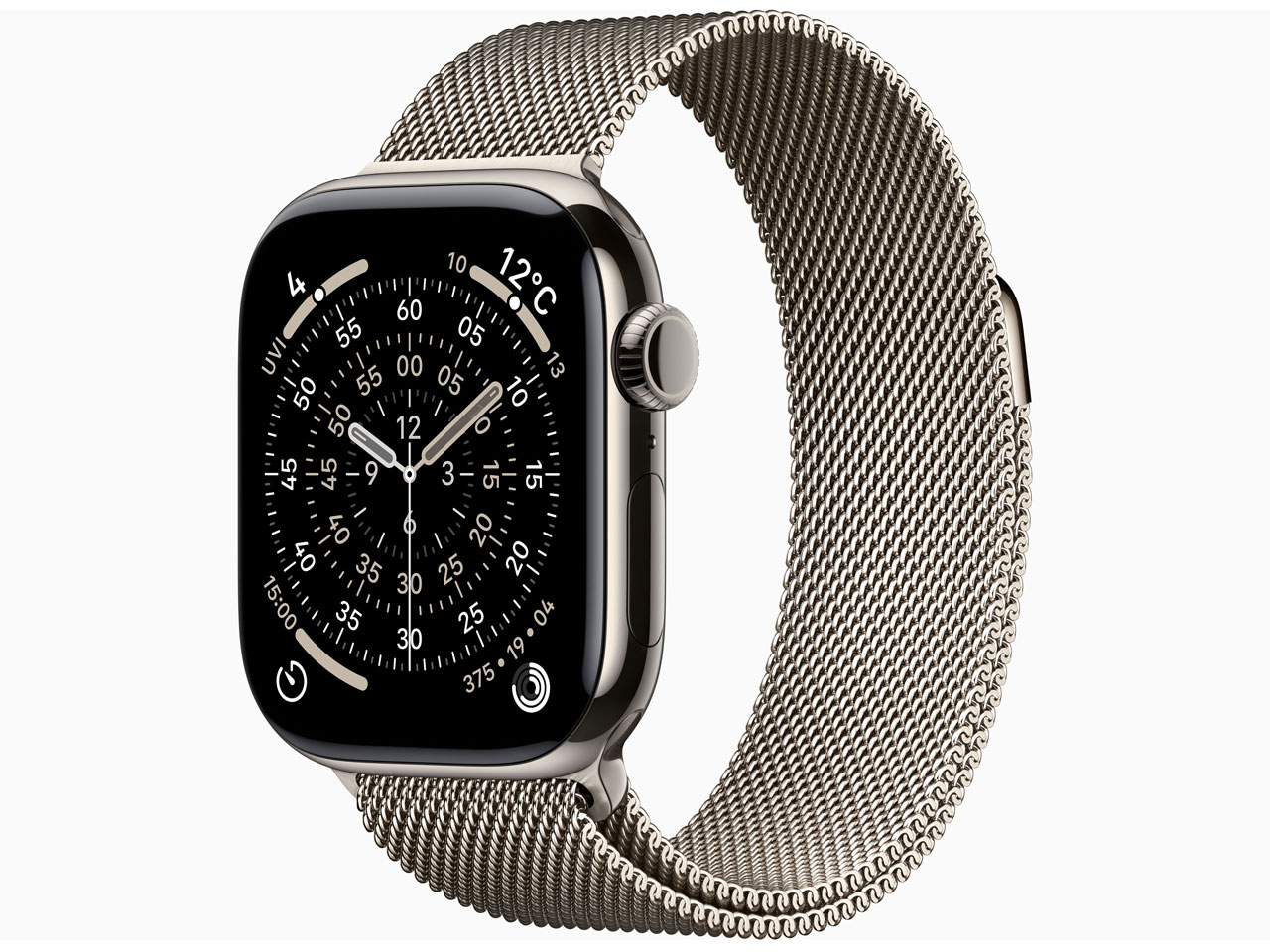 Apple Watch Series 11 GPS+Cellularモデル 42mm MF8P4J/A [ナチュラルチタニウムケース・ナチュラルミラネーゼループ]