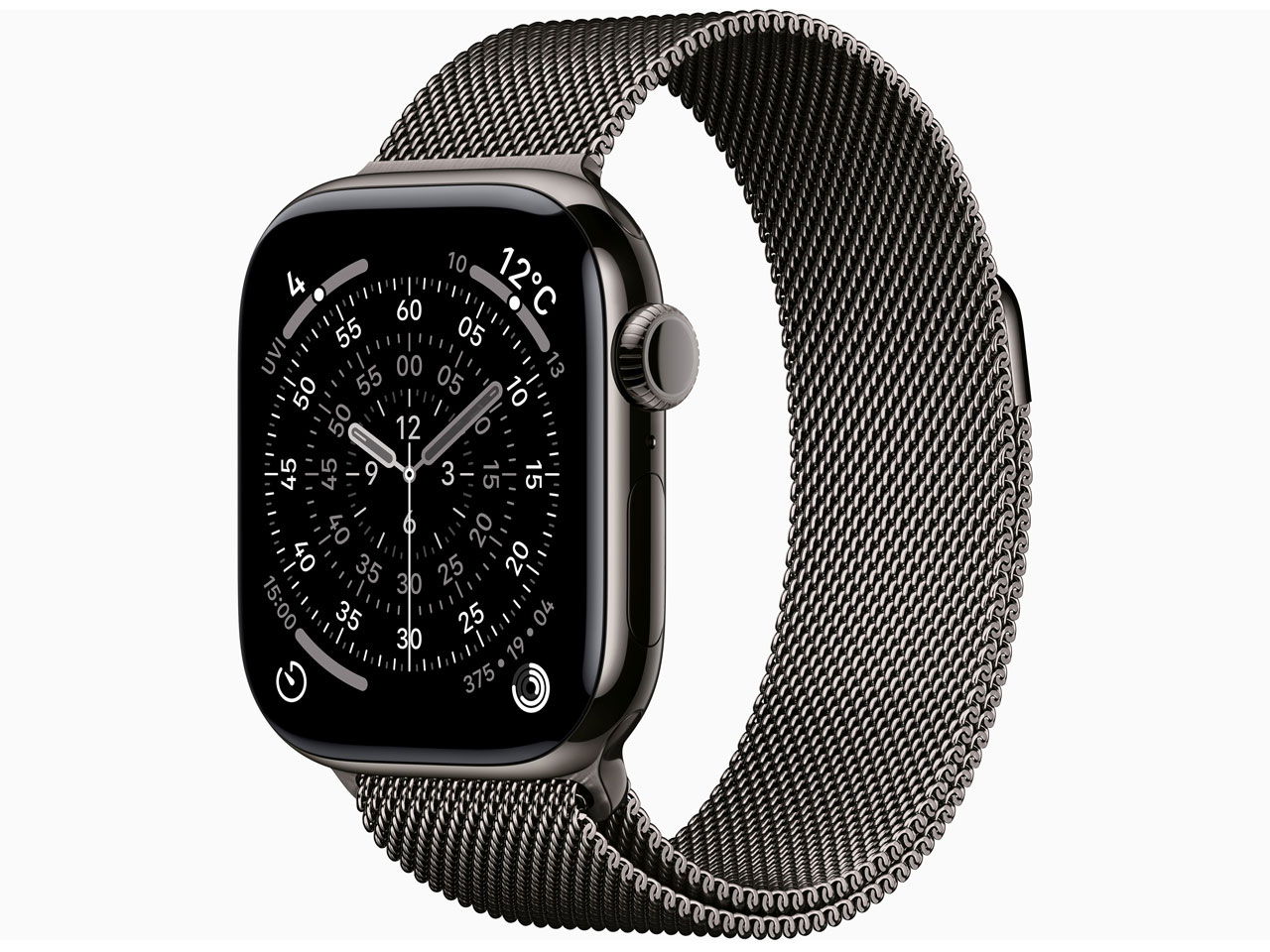 Apple Watch Series 11 GPS+Cellularモデル 42mm MF8U4J/A [スレートチタニウムケース・スレートミラネーゼループ]