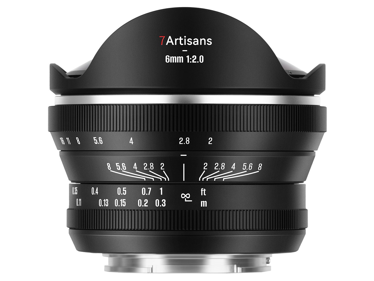 7Artisans 6mm F2 FISH-EYE II ED APS-C 7A-6F2-X-B [フジフイルム用]