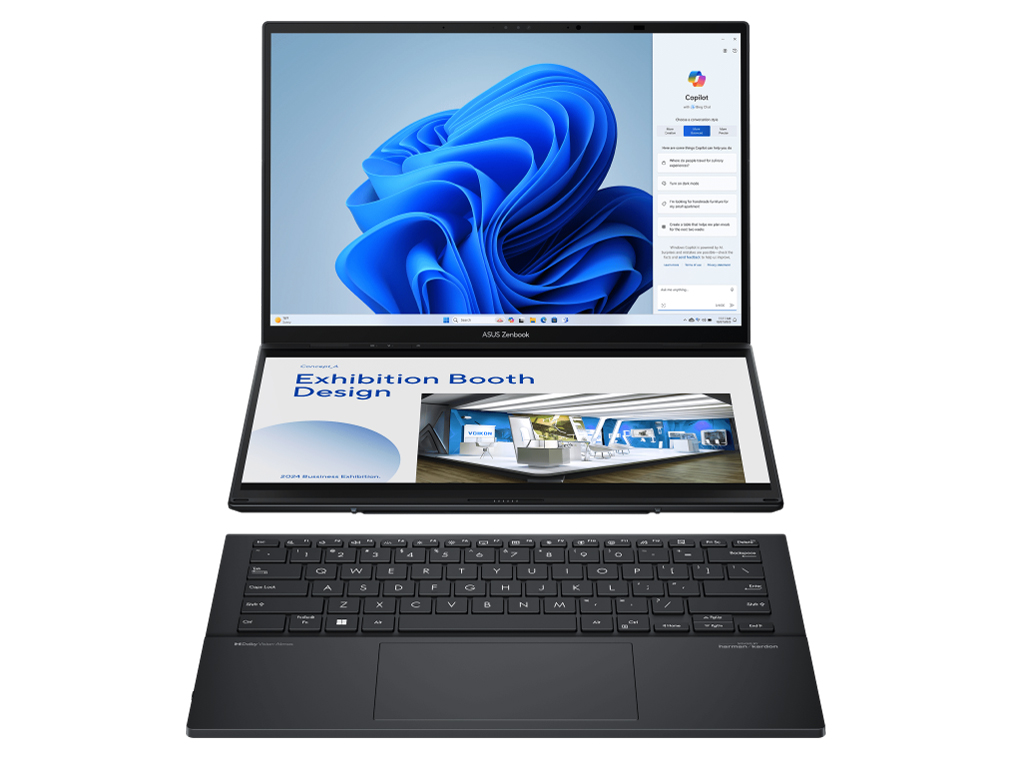 Zenbook DUO UX8406 UX8406CA-FU9321W [インクウェルグレー]