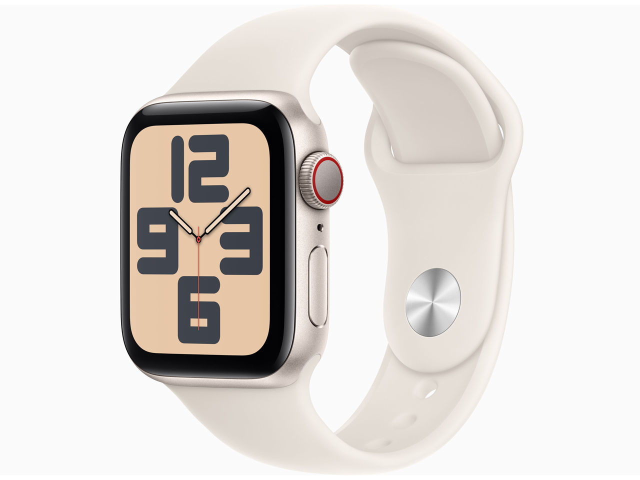 Apple Watch SE 第2世代 GPS+Cellularモデル 40mm MXGJ3J/A [スターライトスポーツバンド S/M]