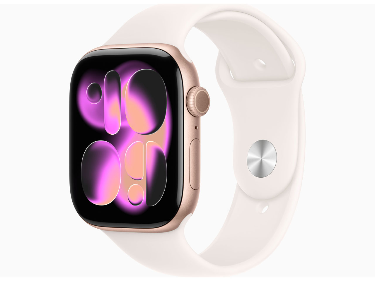 Apple Watch Series 11 GPS+Cellularモデル 46mm MFCG4J/A [ローズゴールド・ライトブラッシュスポーツバンド S/M]