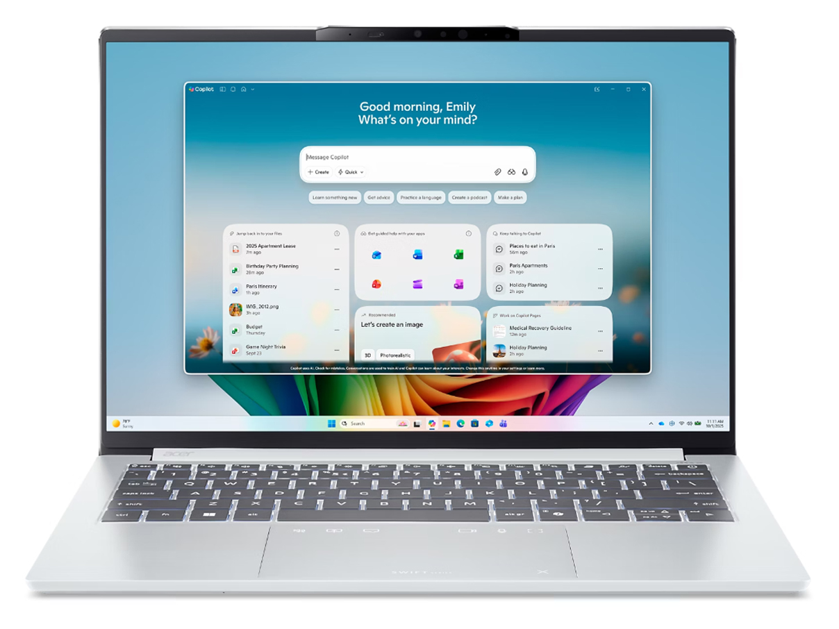 Swift Go 14 AI SFG14-I71-N73Z [プラチナシルバー]