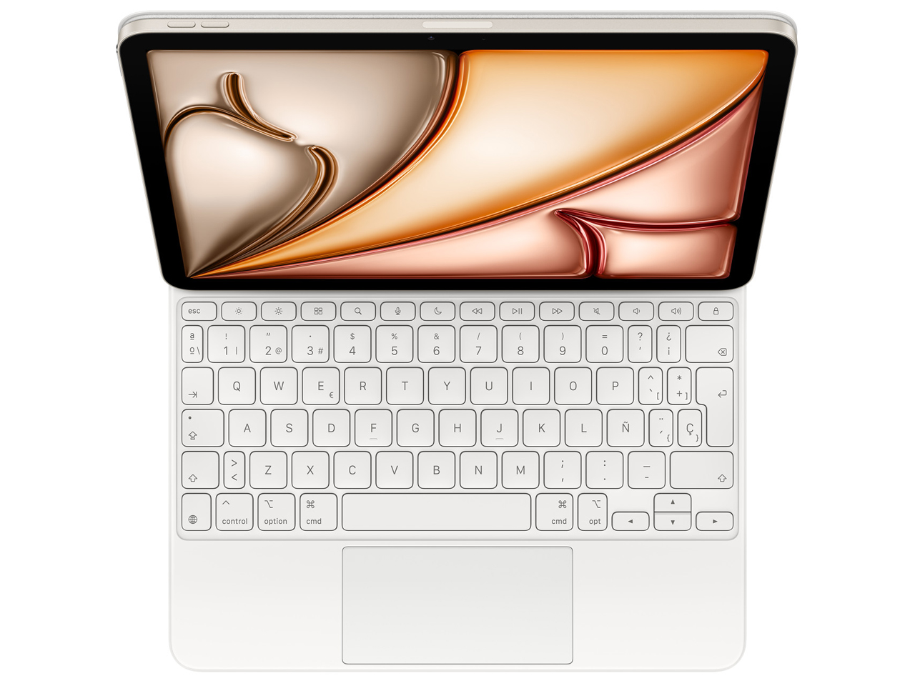 11インチiPad Air(M3)用 Magic Keyboard スペイン語 MDFV4E/A [ホワイト]