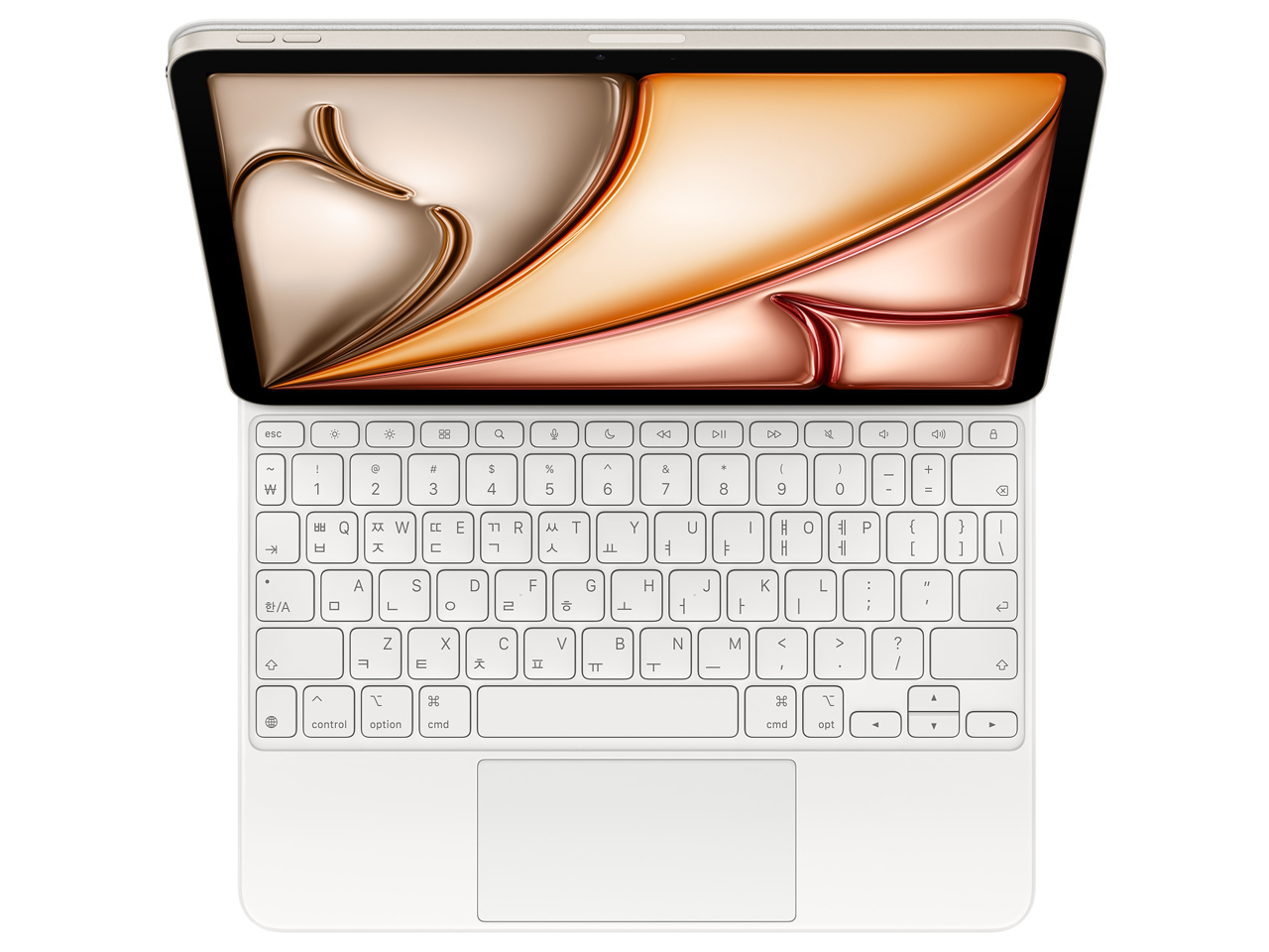 11インチiPad Air(M3)用 Magic Keyboard 韓国語 MDFV4KU/A [ホワイト]