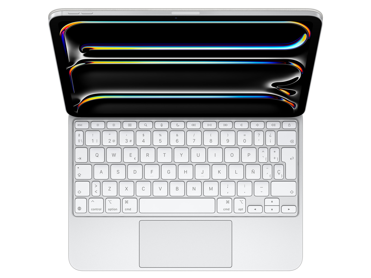 11インチiPad Pro(M4)用 Magic Keyboard スペイン語 MWR03E/A [ホワイト]