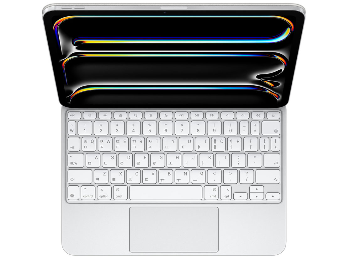 11インチiPad Pro(M4)用 Magic Keyboard 韓国語 MWR03KU/A [ホワイト]