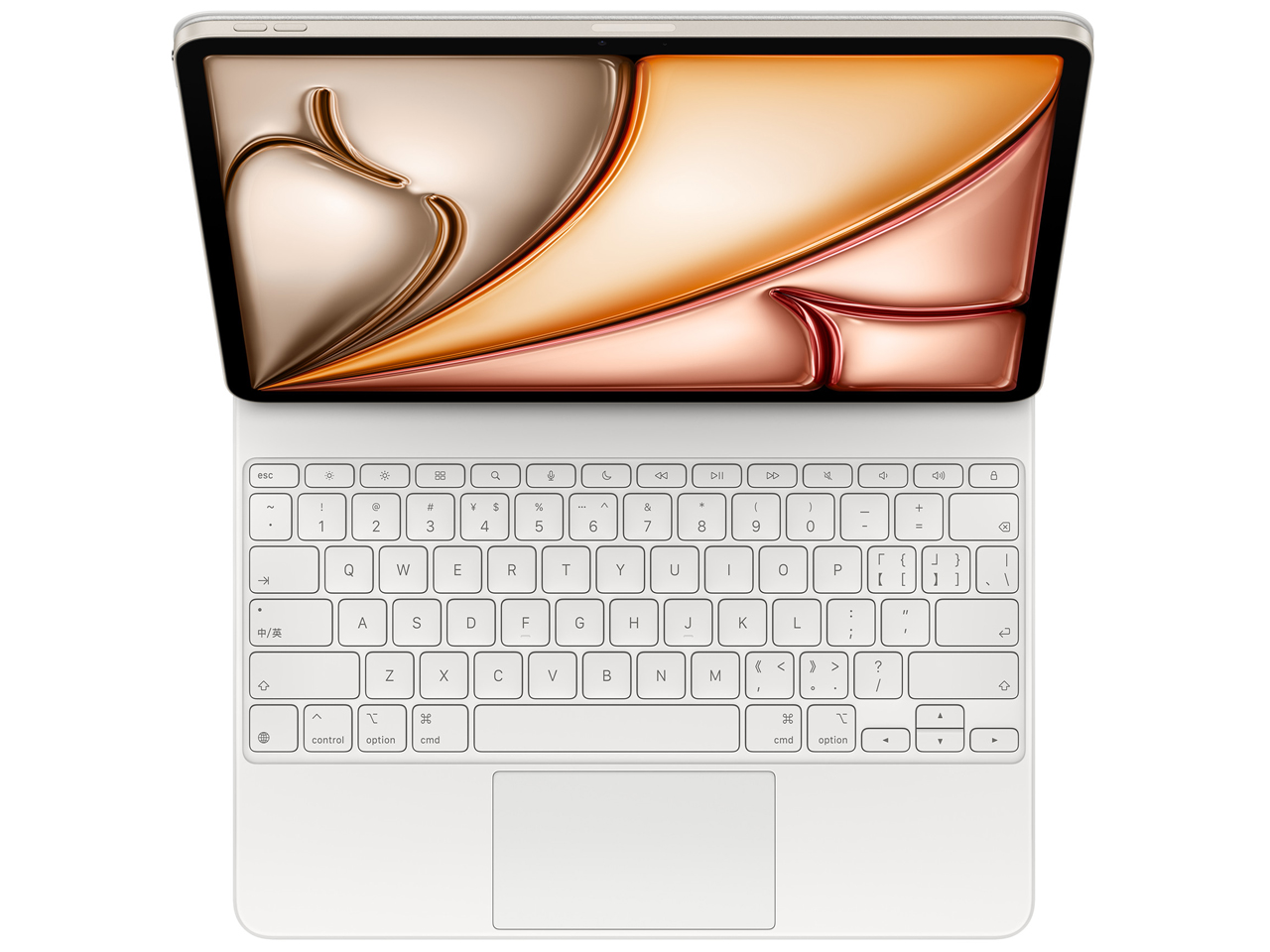 13インチiPad Air(M3)用 Magic Keyboard 中国語(ピン音) MDFW4LC/A [ホワイト]